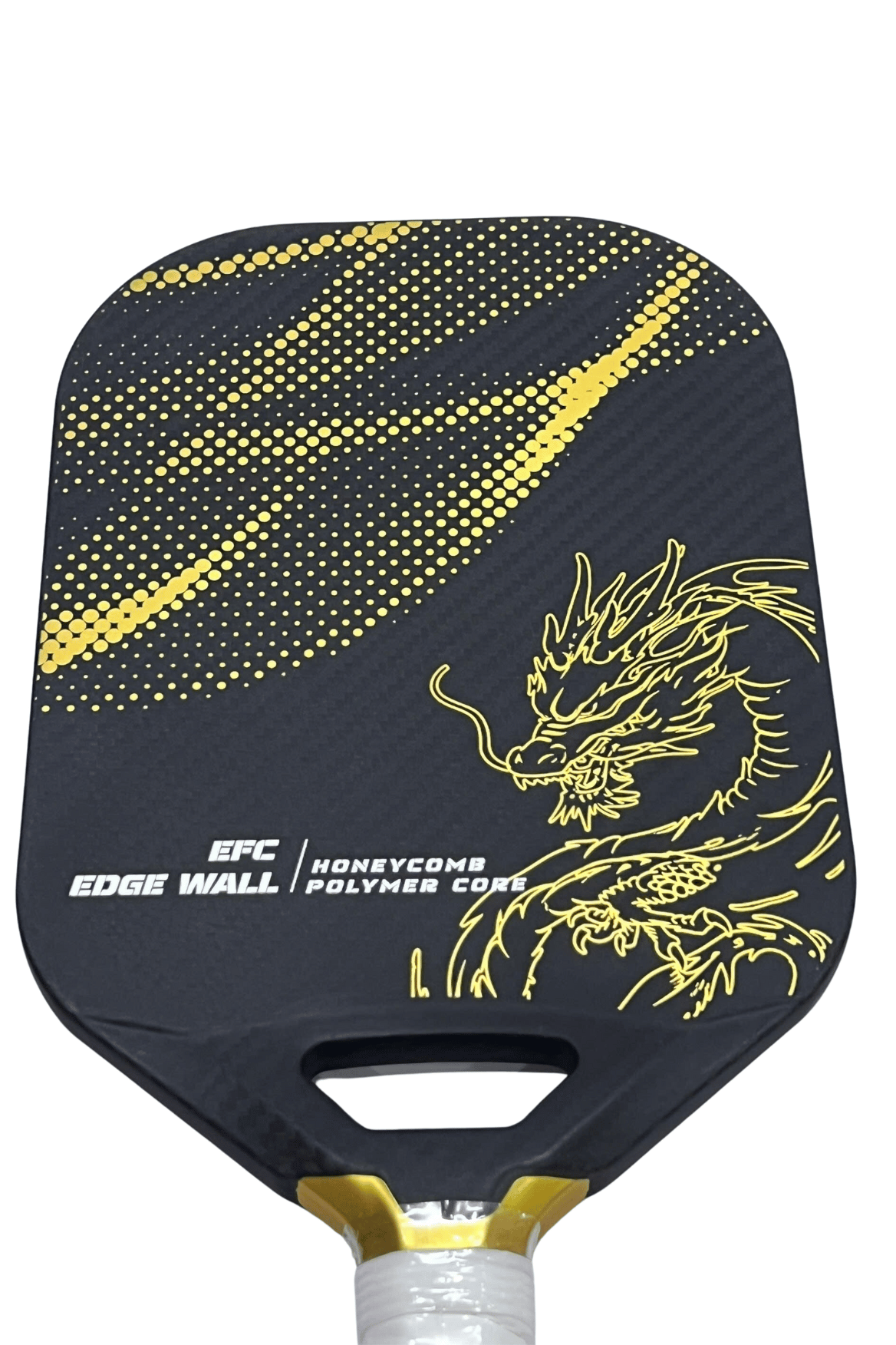 VỢT PICKLEBALL CARBON  ÉP LIỀN KHỐI JSRG MÃ 123 (3K) MÀU RỒNG ĐEN